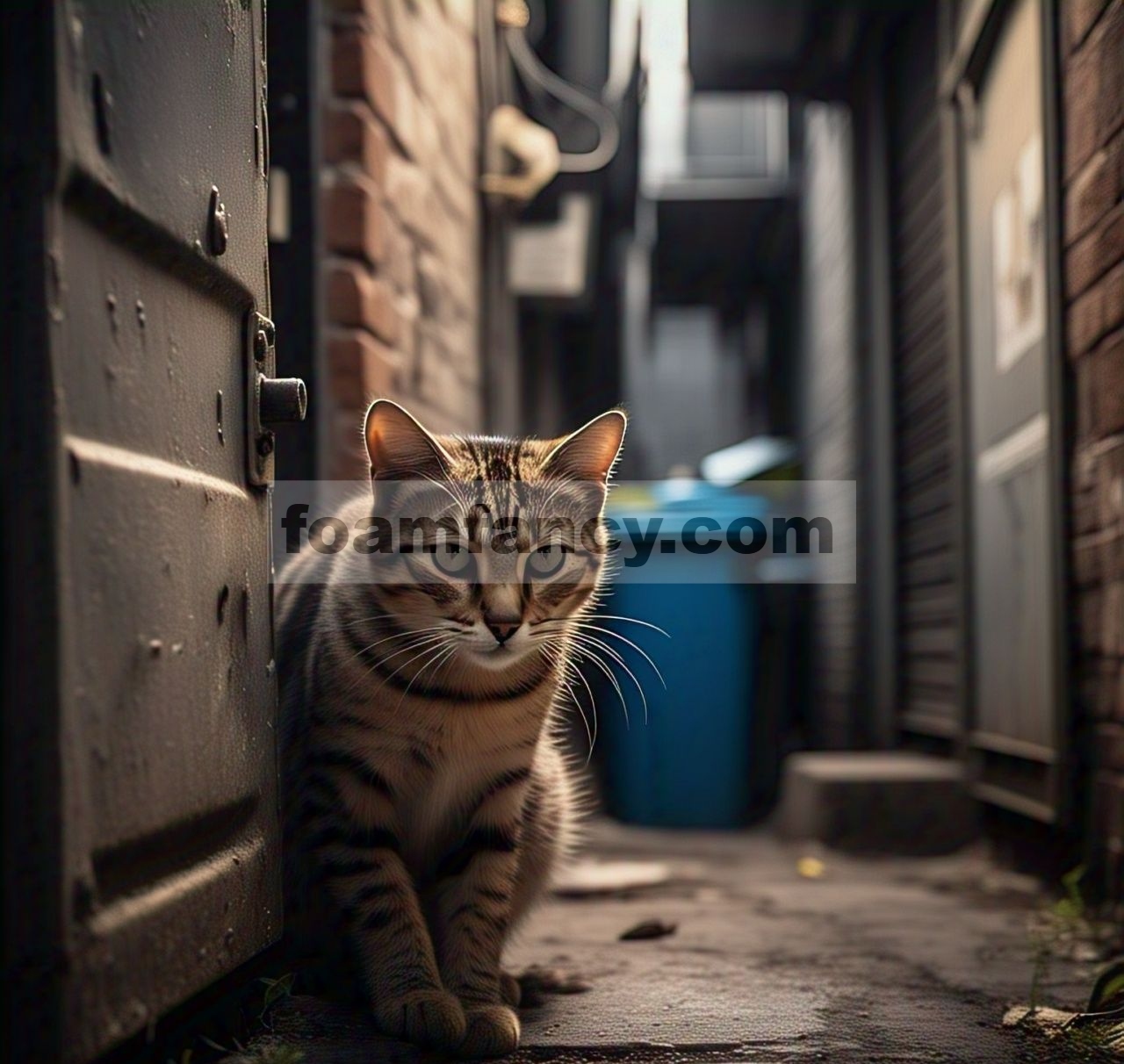 Sembunyikan pelat pemicu kucing liar