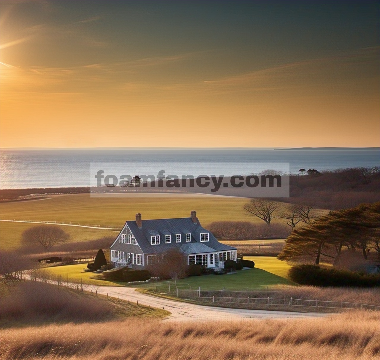 Fair Field, Sagaponack, NY, dimiliki oleh Ira Rennert