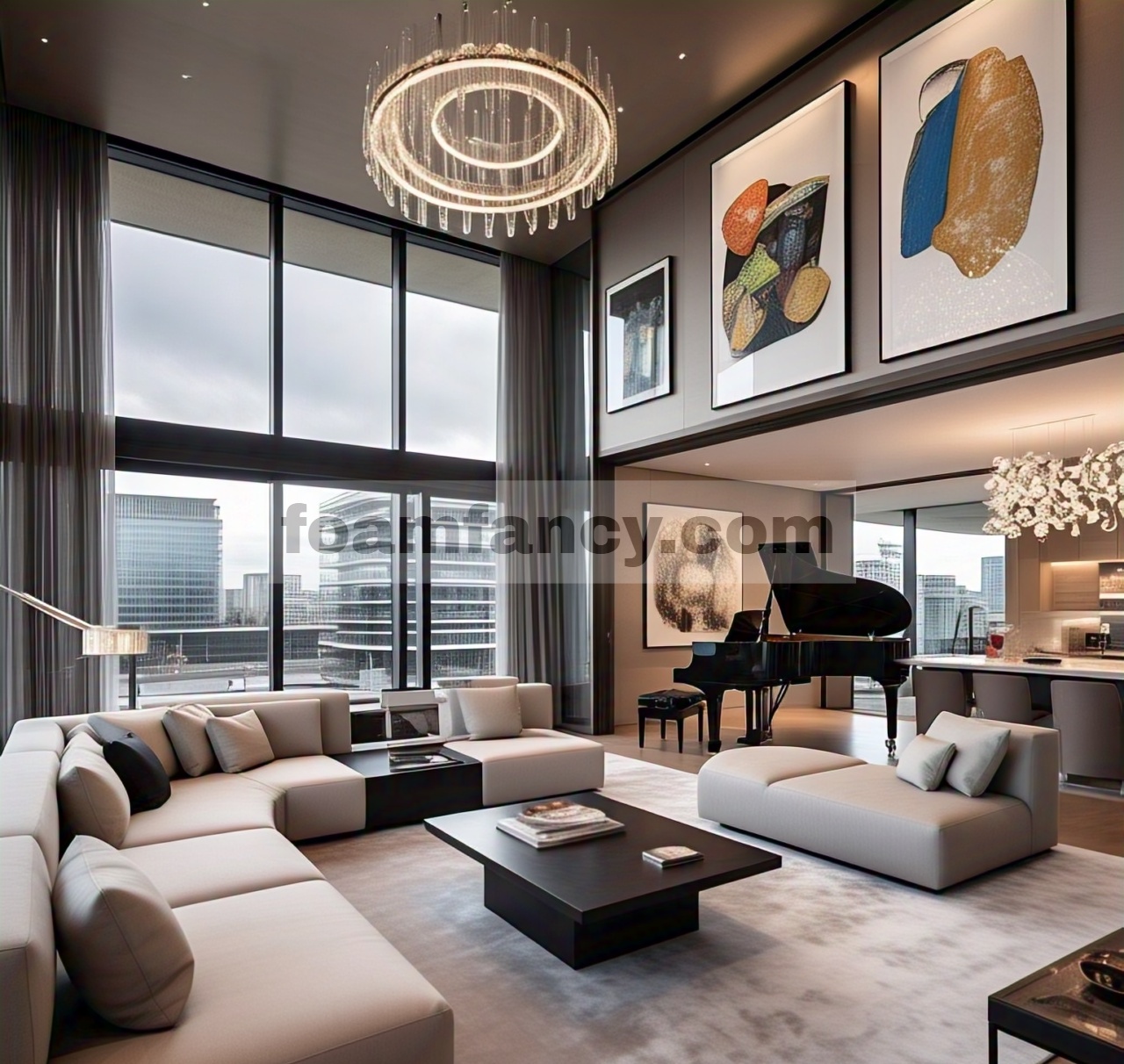 Sebuah apartemen di One Hyde Park, London, Inggris, milik Rinat Akhmetov